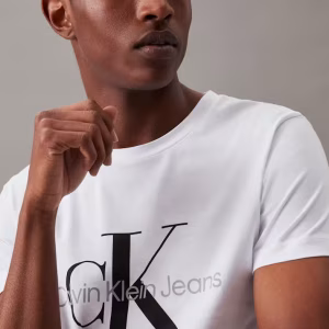 Calvin Klein Jeans Men’s T-Shirt – Export Stock Lot | Garment Factory Supplier