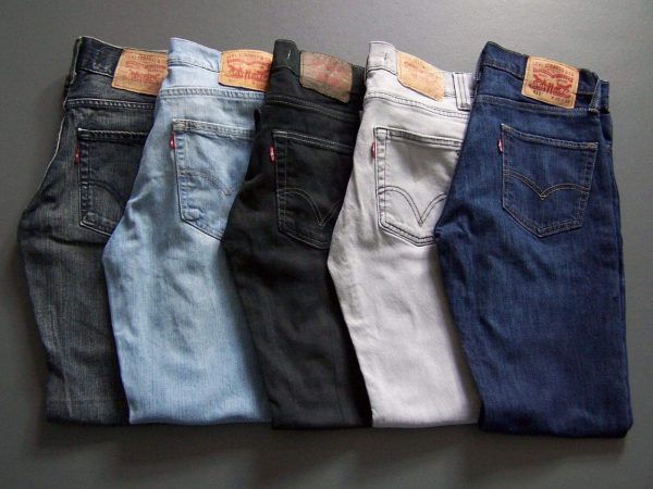 Mens Denim Jeans Authentic Brands Stock Levis 511